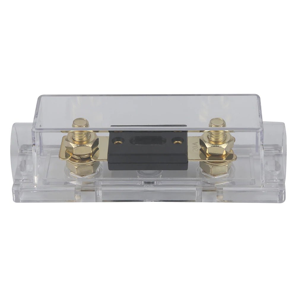 Rich Solar ANL Fuse Holder with 20A Fuse - Waterproof Inline Fuse Block for Solar Panels, RV, Marine & Off-Grid Power Systems - Perfect for Solar Energy, Automotive & 12V/24V Electrical Applications