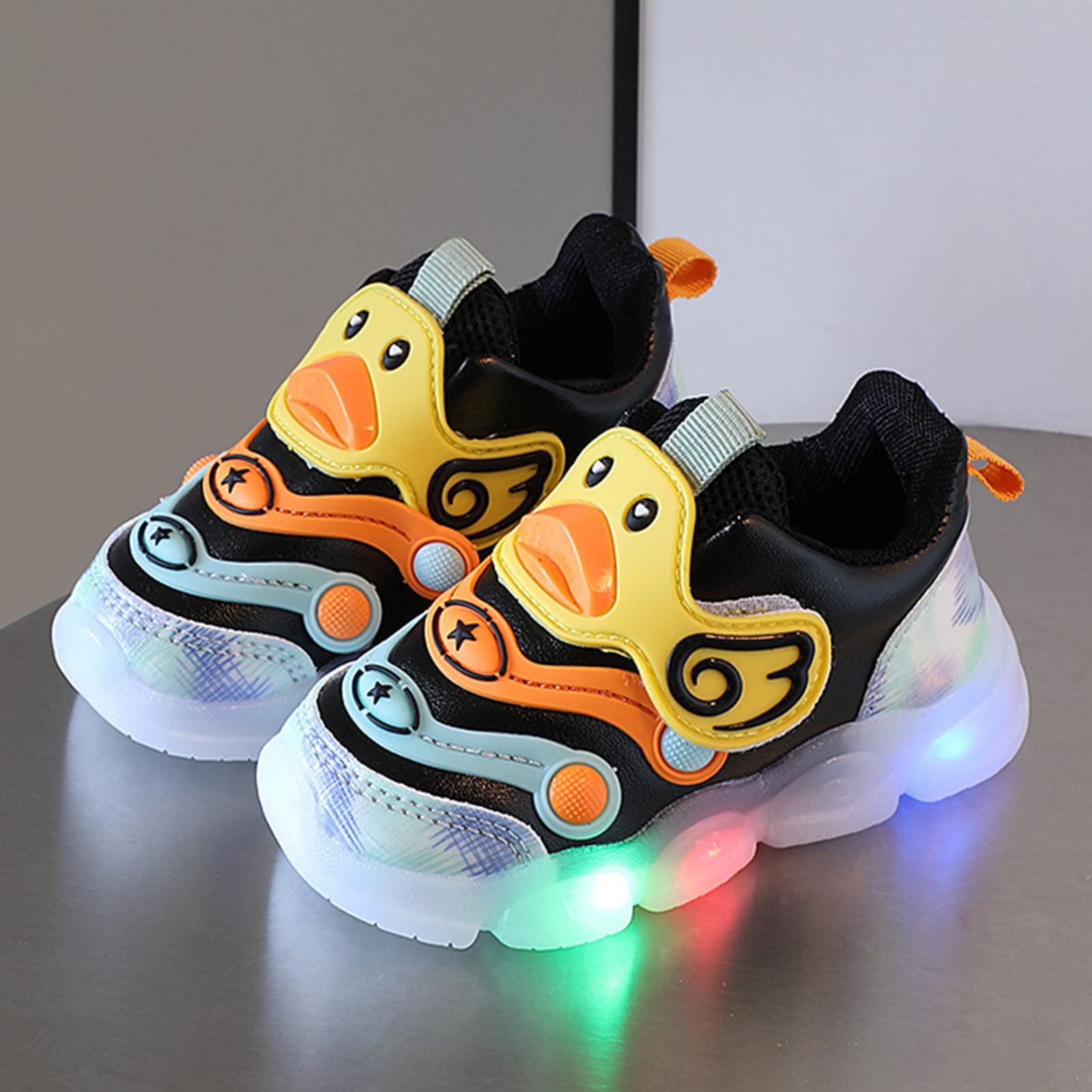 Eoailr Kids' Sneakers - Non-Slip Lightweight Sports Shoes for Girls & Boys | White Children's Athletic Shoes for Running, Playground & School Activities