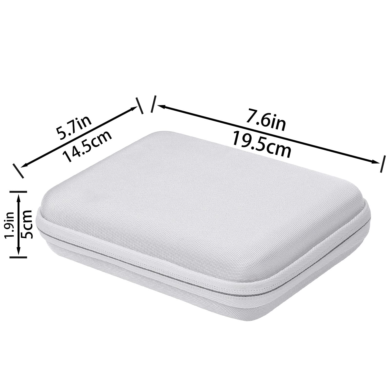 CO2CREA Hard Protective Case for HP Sprocket 3x4 Instant Photo Printer - Durable Cover for Travel, Home & Office Use