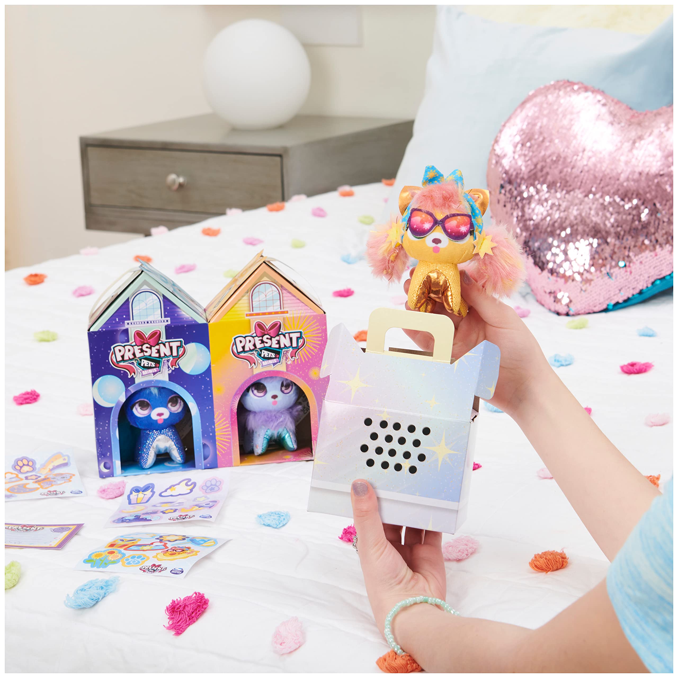 Galaxy Trio 3-Pack Mini Plush Toys (3-inch) - Soft Stuffed Animals for Kids & Girls Age 5+ - Perfect for Birthday Gifts, Bedroom Decor & Playtime Companions