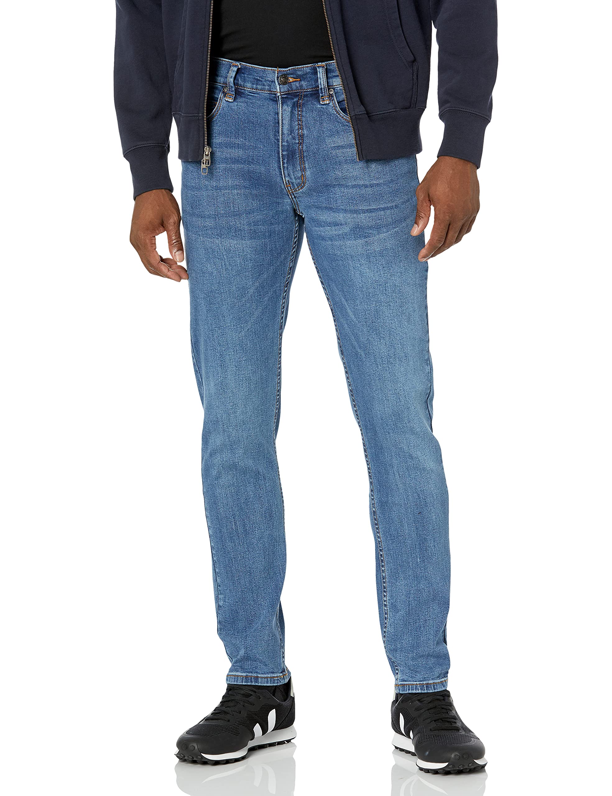 Rip Curl Men's Straight Fit Salt Blue Chino Pants for Casual Wear, Office & Outdoor Activities