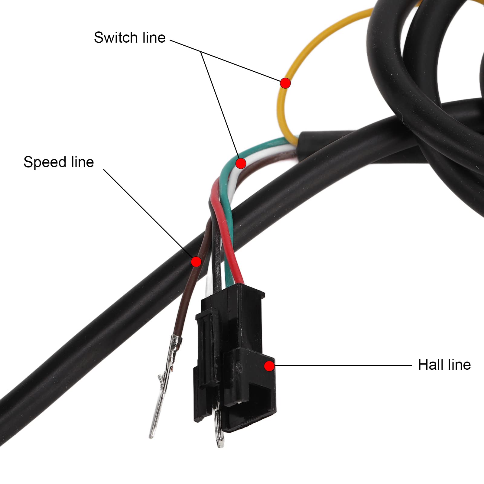 High-Performance Electric Bike Throttle Grip with LCD Display, Twist Accelerator, Cable, and Key Knock for Urban Commuting and Off-Road Adventures