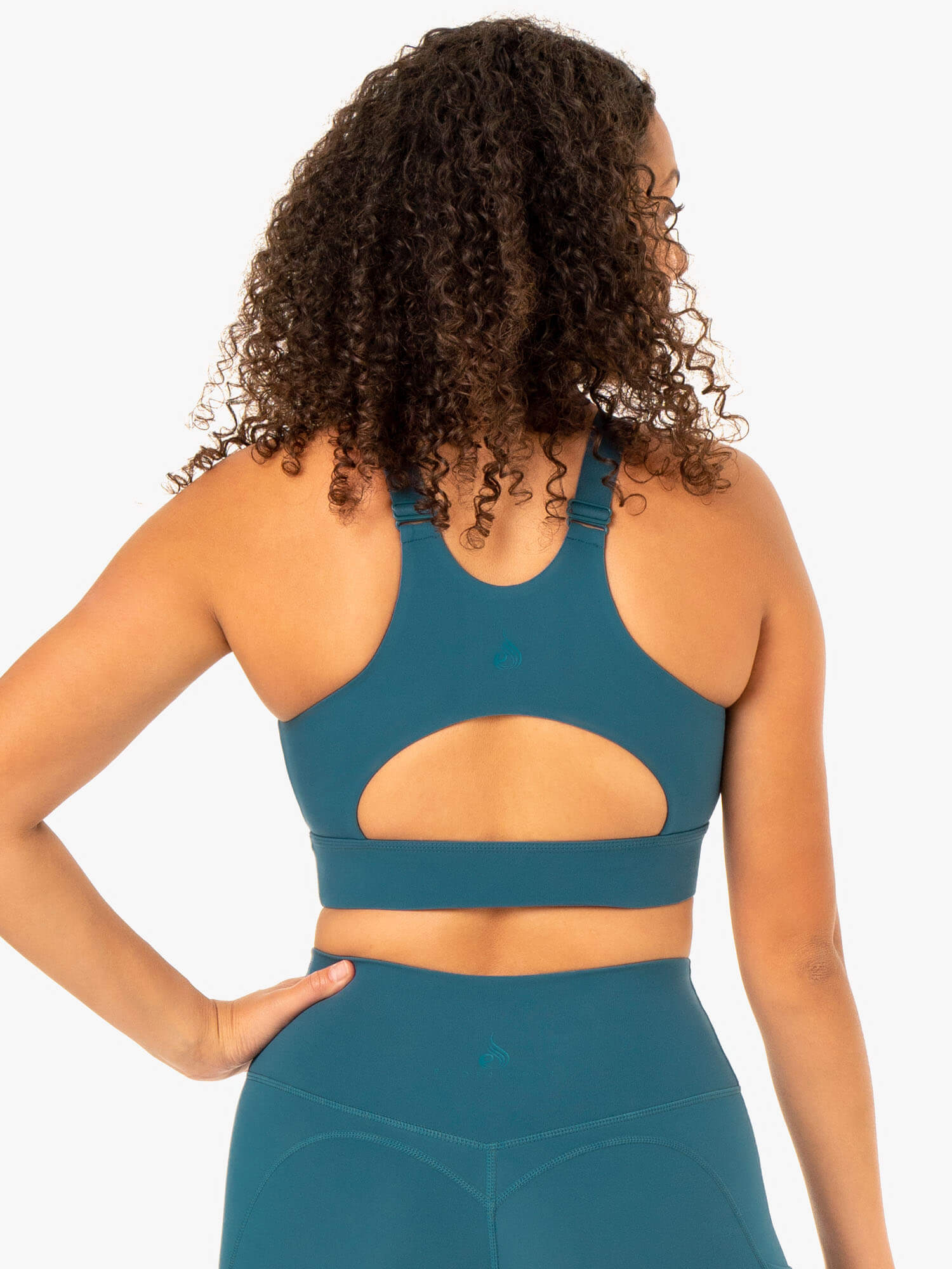 Reset High Impact Sports Bra for Women - Breathable Workout Top with Support - Teal Color - Perfect for Running, Gym & High-Intensity Training