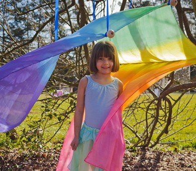 Sarah's Silks Giant Enchanted Play Silk - Extra Large Size for Kids | Perfect for Dress-Up, Dancing, and Imaginative Play