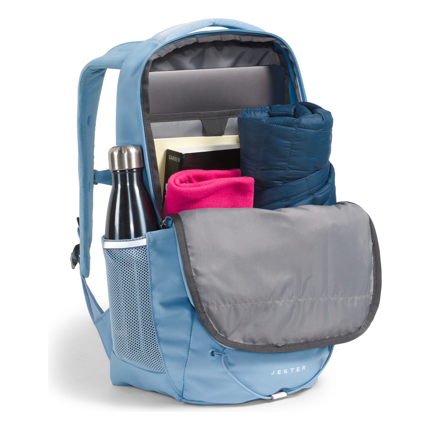The North Face Women's Jester Backpack - Lightweight Laptop Daypack for Hiking, Travel & School - Durable Water-Resistant College Bookbag with Padded Shoulder Straps