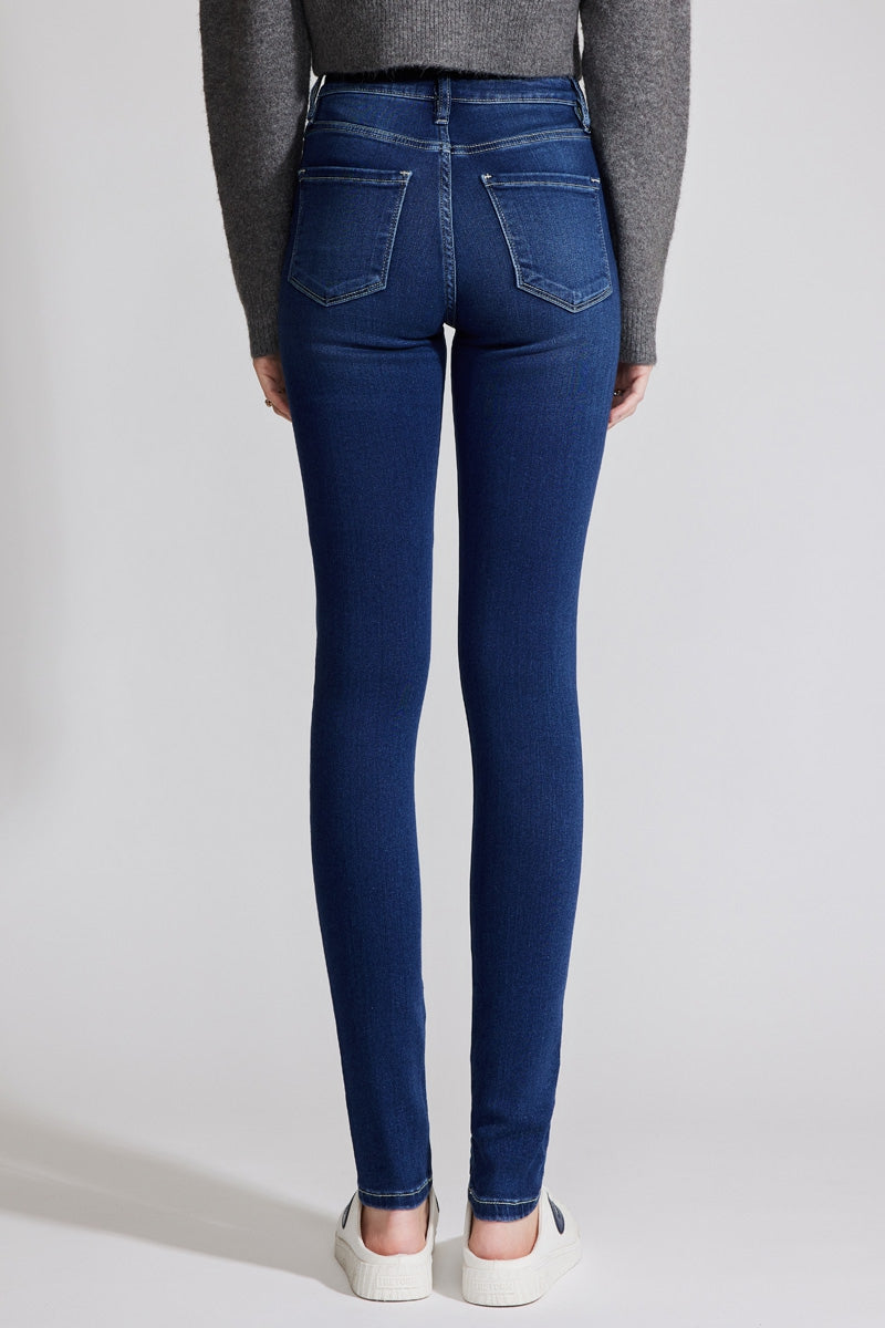 Dolores Premier High Rise Super Skinny Jeans for Women - Stretch Denim Pants Slim Fit Tummy Control - Perfect for Casual Wear, Night Out & Everyday Fashion