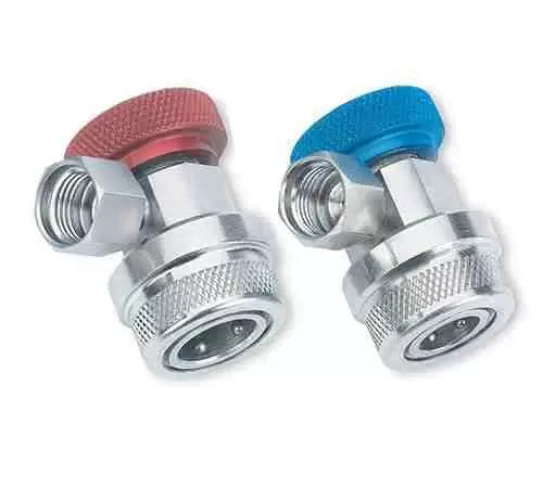 R134A AC Coupler Set 6011 - Universal Refrigerant Charging Kit for Car & Home AC Systems - Perfect for Auto Repair Shops & DIY Enthusiasts