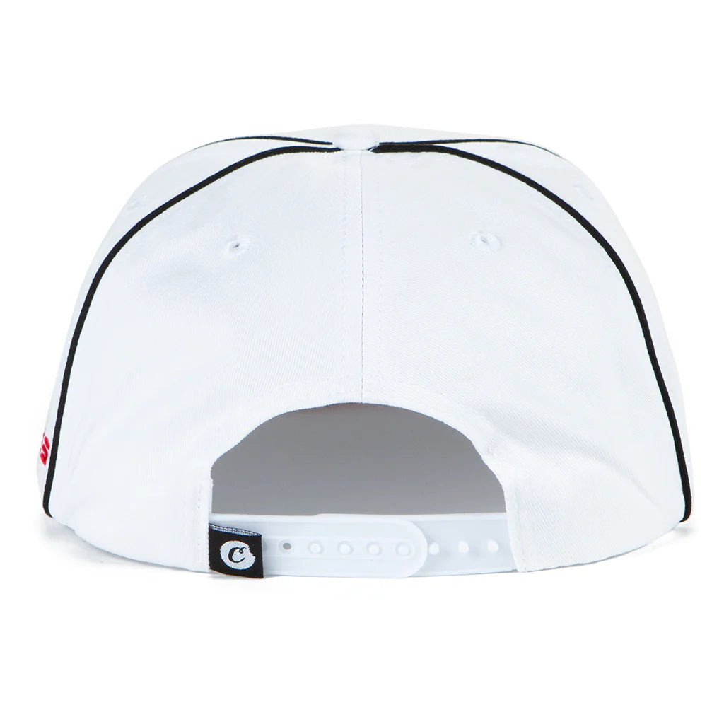 Formula 1 Racing Snapback Hat - Adjustable Baseball Cap for Men & Women - White F1 Cookie Monster Design - Perfect for Race Day, Car Enthusiasts & Casual Wear