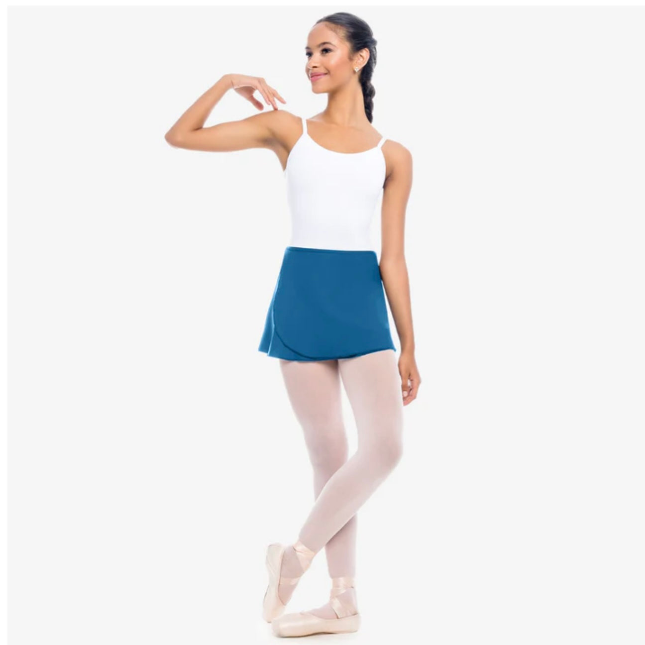 So Danca Adult Peacock Wrap Skirt - Ballet Dance Skirt for Women, Stretchable Wrap Skirt for Dance Performances & Practice - Perfect for Ballet, Jazz, Contemporary Dance Classes