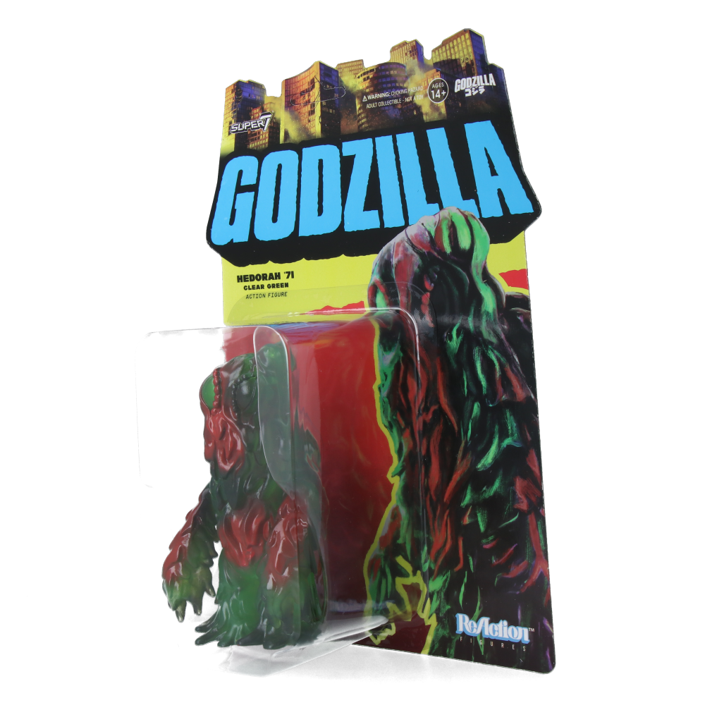 Toho Hedorah Clear Green ReAction Figure - Godzilla Movie Monster Collectible for Display & Gifts