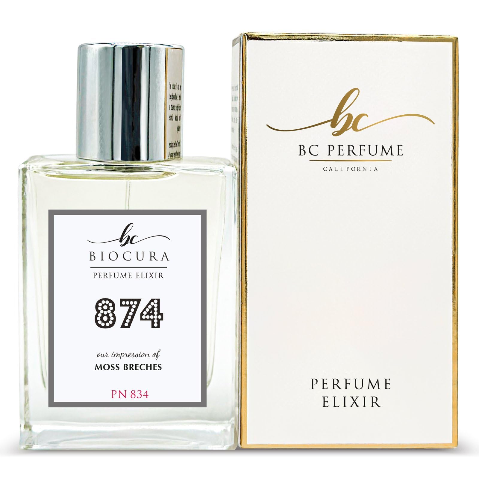 BC Perfume 874 Inspired by Moss Breches - Unisex Eau de Parfum for Women & Men, 1.7 Fl Oz/50ml Luxury Fragrance Dupe - Perfect for Date Nights, Office Wear & Special Occasions