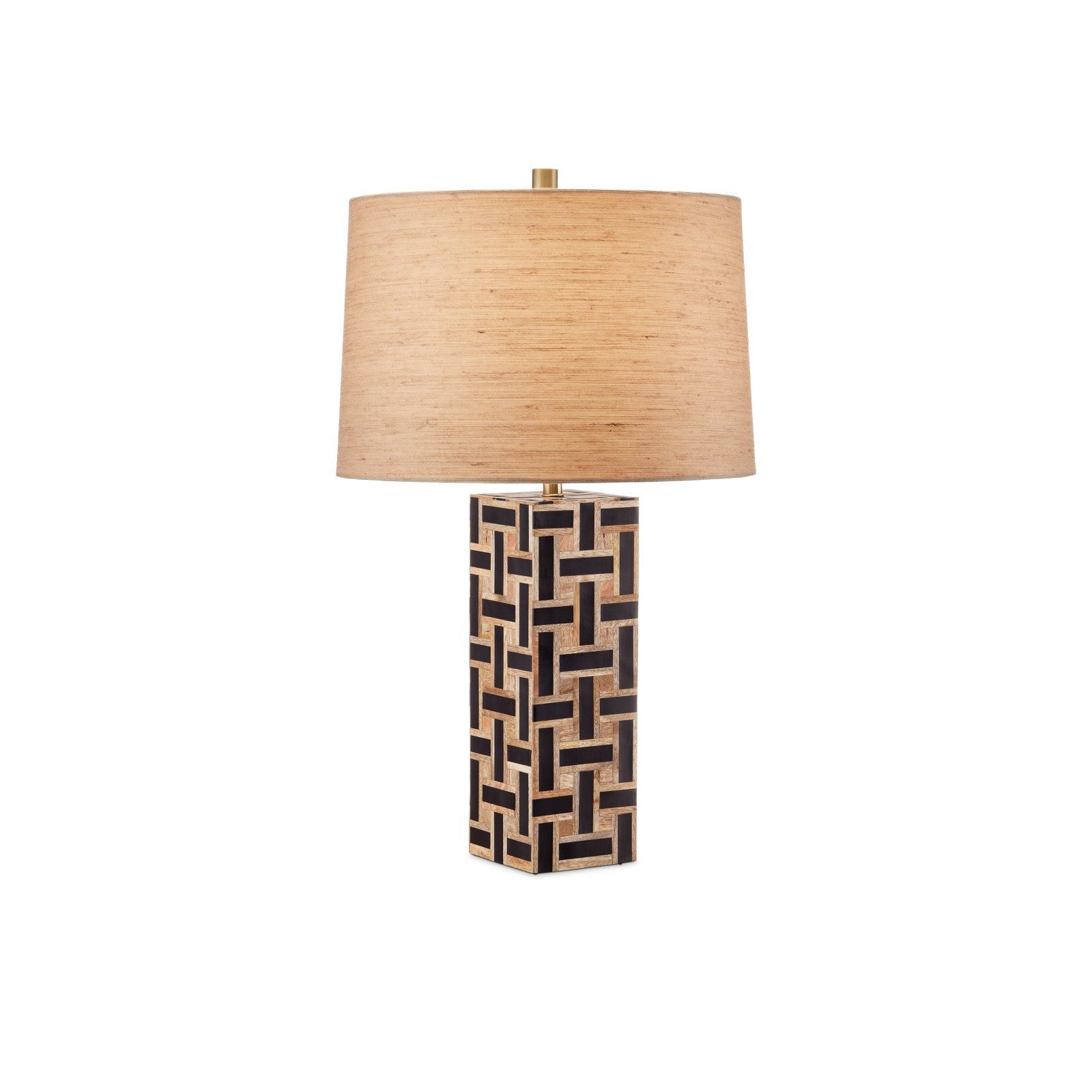 Modern Black Table Lamp for Bedroom & Living Room - Sleek Nightstand Lamp with USB Port for Home Office & Reading - Energy Efficient LED Desk Light