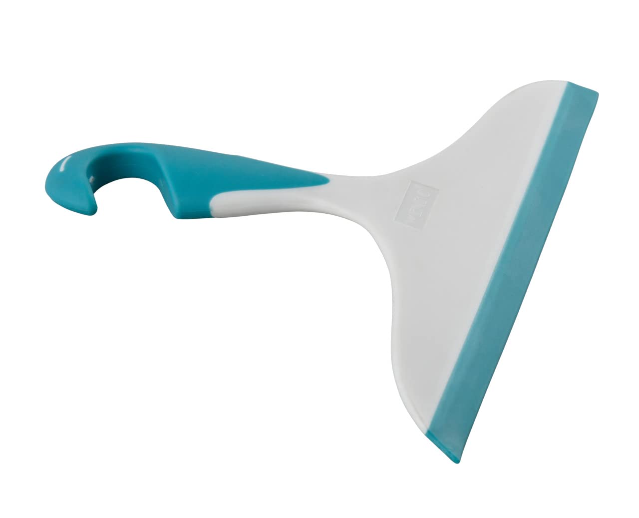 WENKO 20177100 Light Blue Plastic Bathroom Squeegee for Shower Glass & Tile Cleaning - Perfect for Bathroom, Kitchen, and Window Cleaning - Easy Water Removal Tool for Streak-Free Surfaces