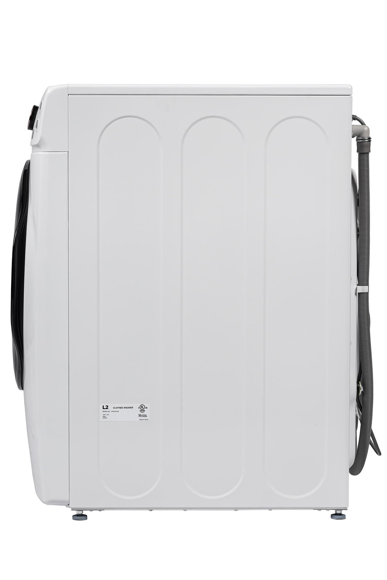 L2 White Electric Dryer (8.0 Cu. Ft) LE52N3AWW - Large Capacity Energy Efficient Clothes Dryer for Home & Laundry Room - Perfect for Families, Apartments & Laundromats