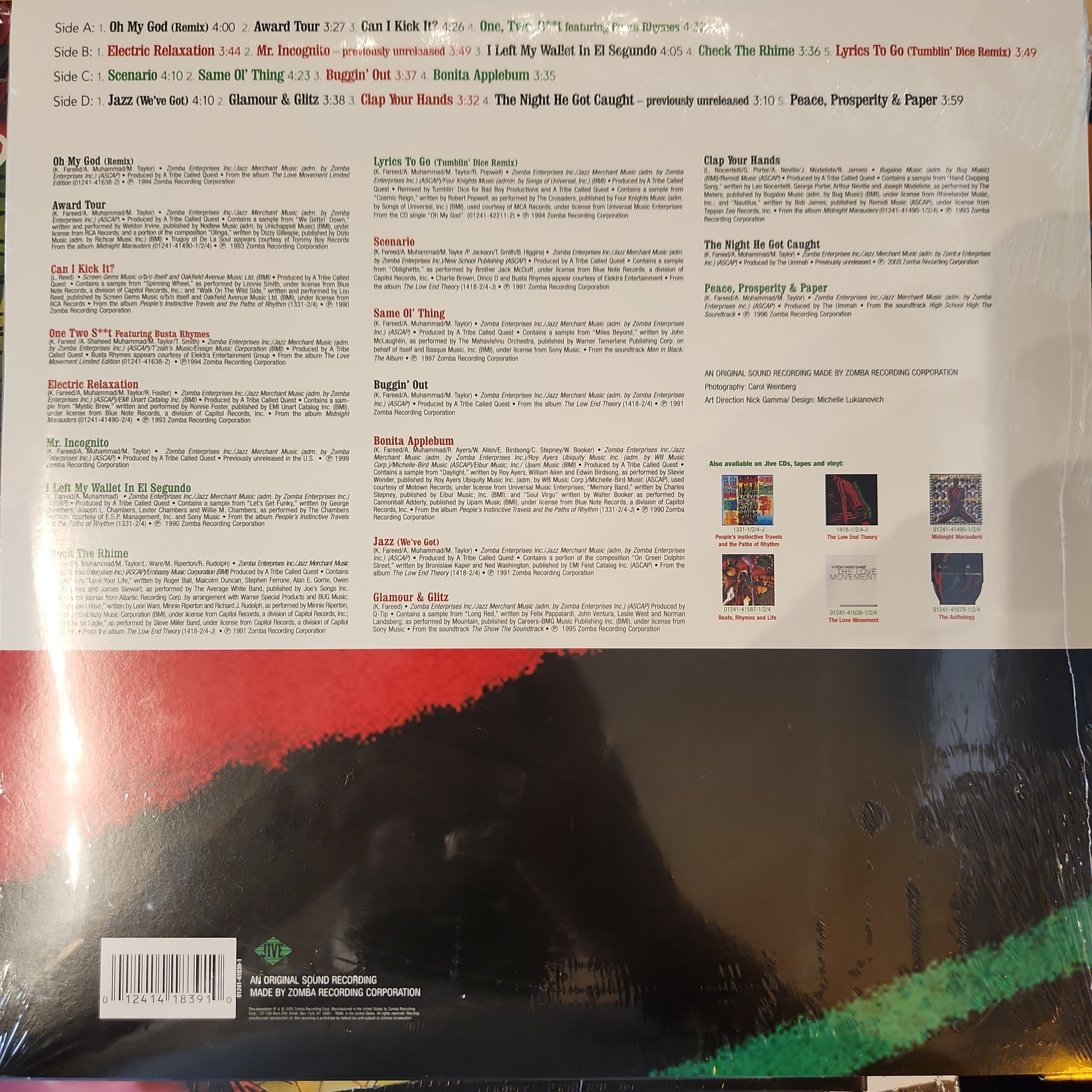 A Tribe Called Quest Greatest Hits, Rarities & Remixes Vinyl LP Record - Perfect for Hip-Hop Collectors & Music Enthusiasts