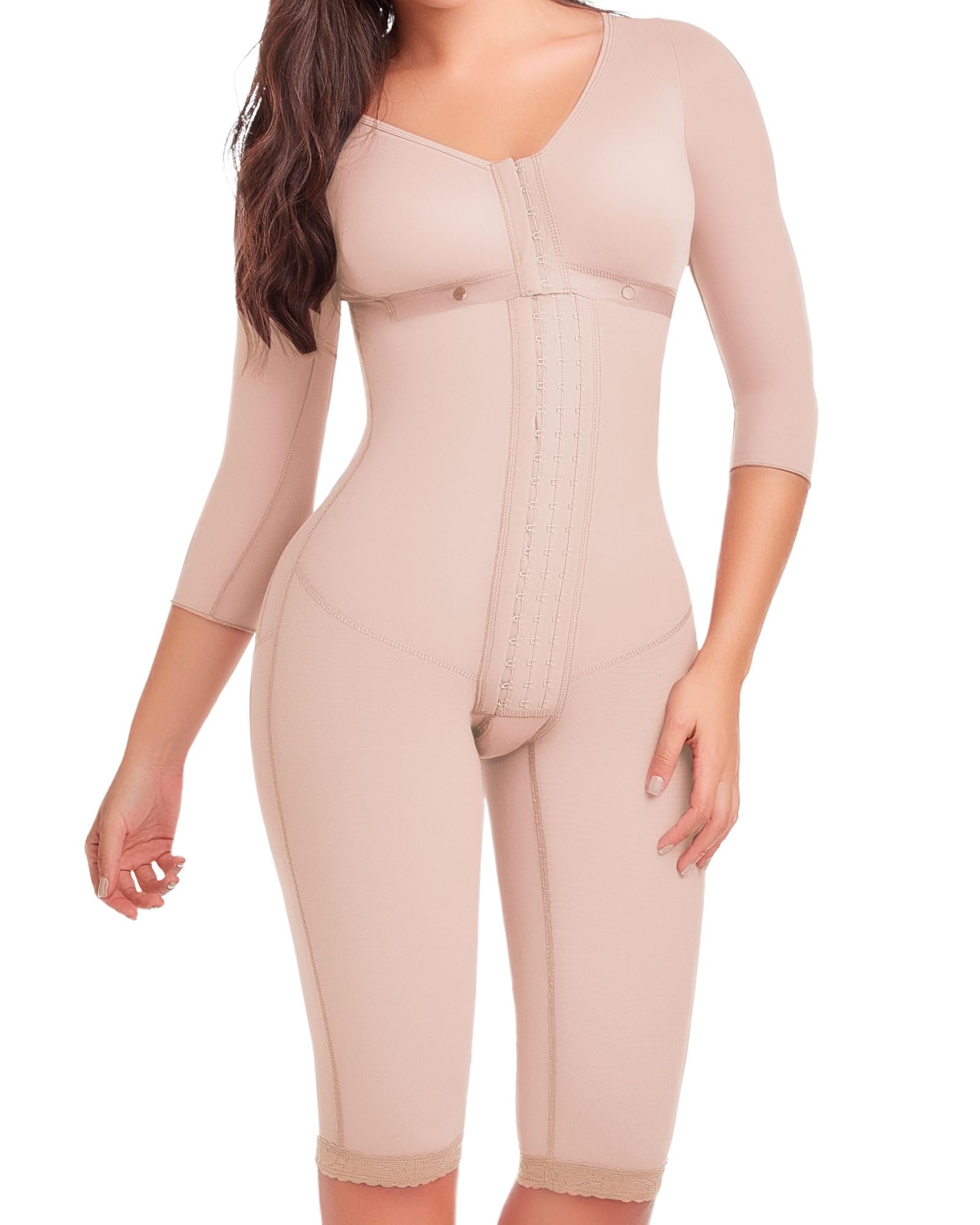DELIE Fajas Colombianas 103 High Compression Shapewear Bodysuit for Tummy Control & Body Shaping | Slimming Underwear for Women, Postpartum Recovery, Workout & Special Occasions