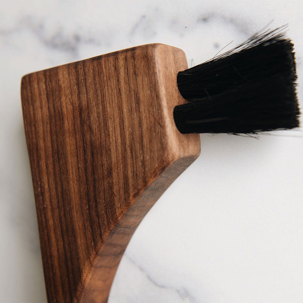 MT1003 Small Wooden Counter Brush - Compact & Durable for Kitchen, Bar, and Restaurant Cleaning - Perfect for Countertops, Tables, and Surfaces