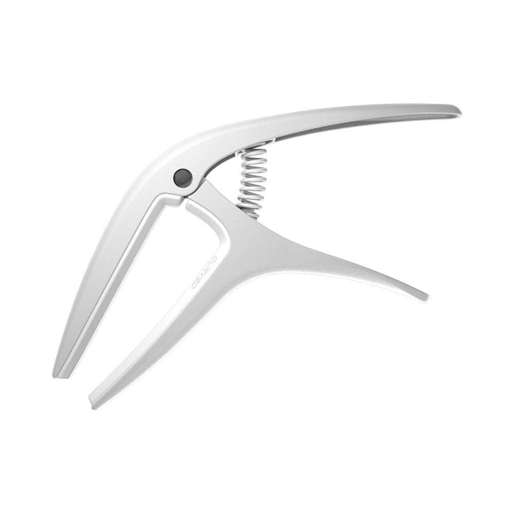 Ernie Ball Axis Capo - Premium White Guitar Capo for Acoustic & Electric Guitars - Perfect for Live Performances & Studio Recording
