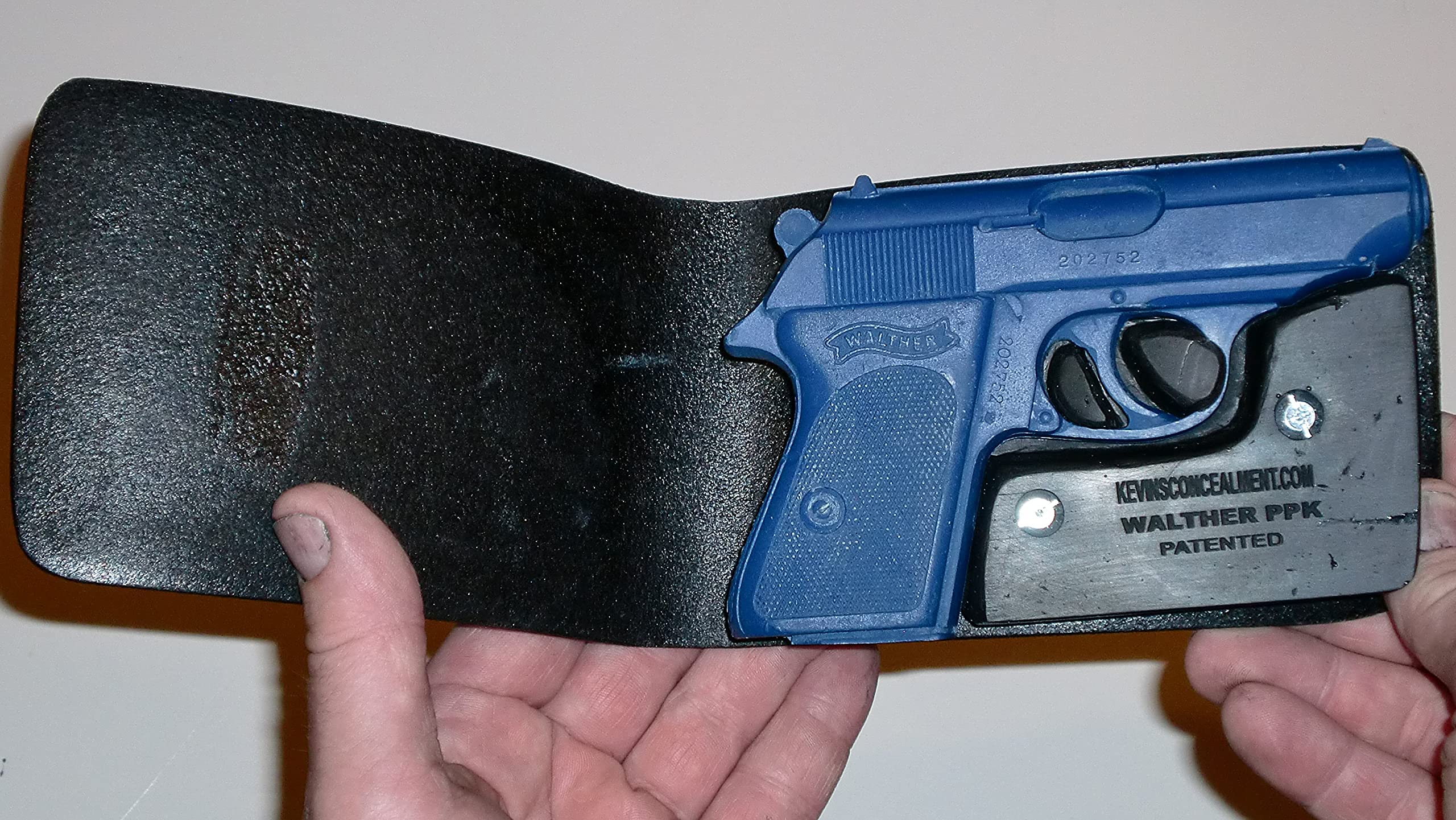 Leather Wallet Holster for Walther PPK & PPK/S - Concealed Carry IWB Holster | Perfect for Everyday Carry, Travel & Self-Defense