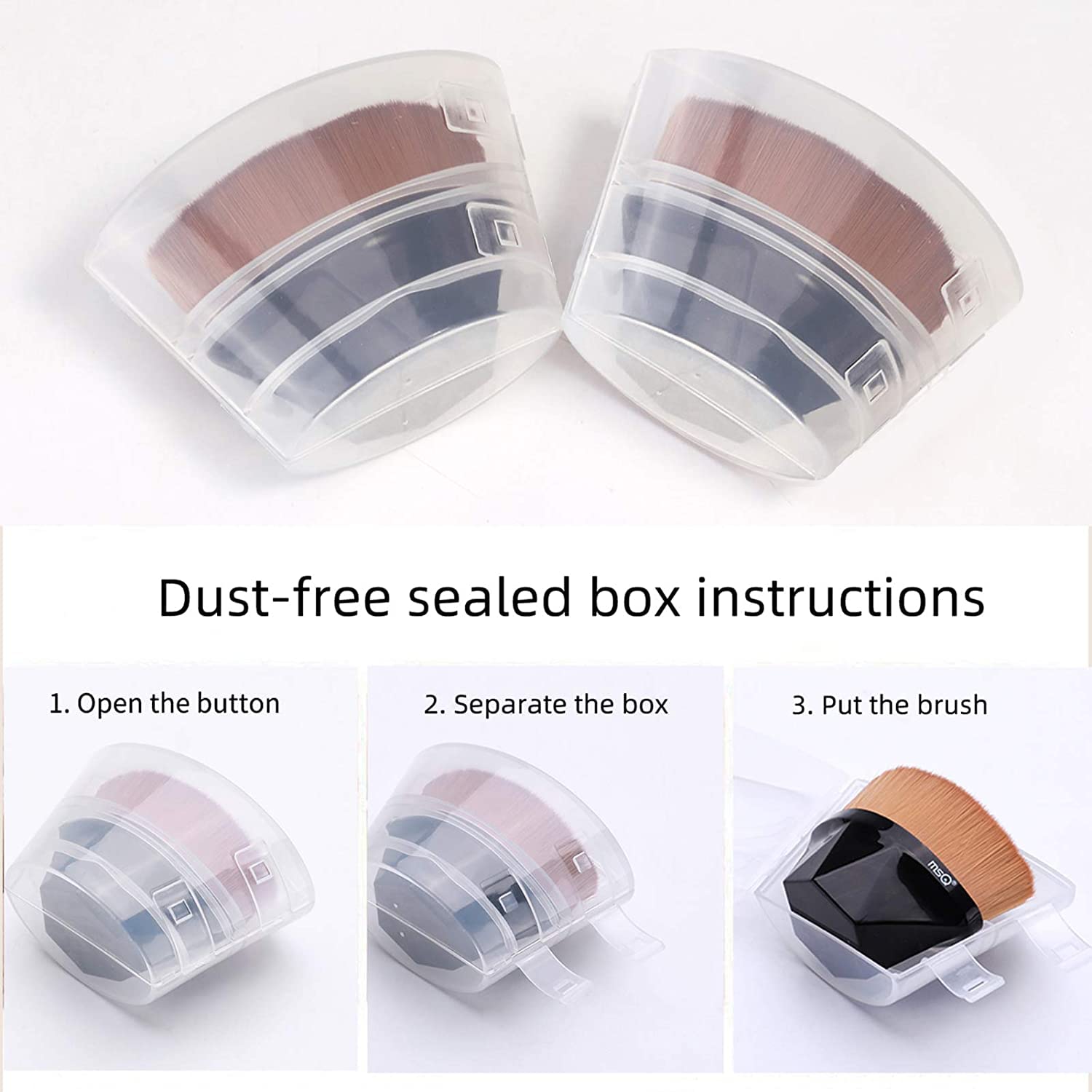 4+1 Pcs Velour Triangle Powder Puff & Kabuki Brush Set for Flawless Liquid, Cream & Loose Powder Makeup - Face Contouring, Foundation & Eyeshadow Application - Perfect for Daily Makeup & Professional Use (Color May Vary)