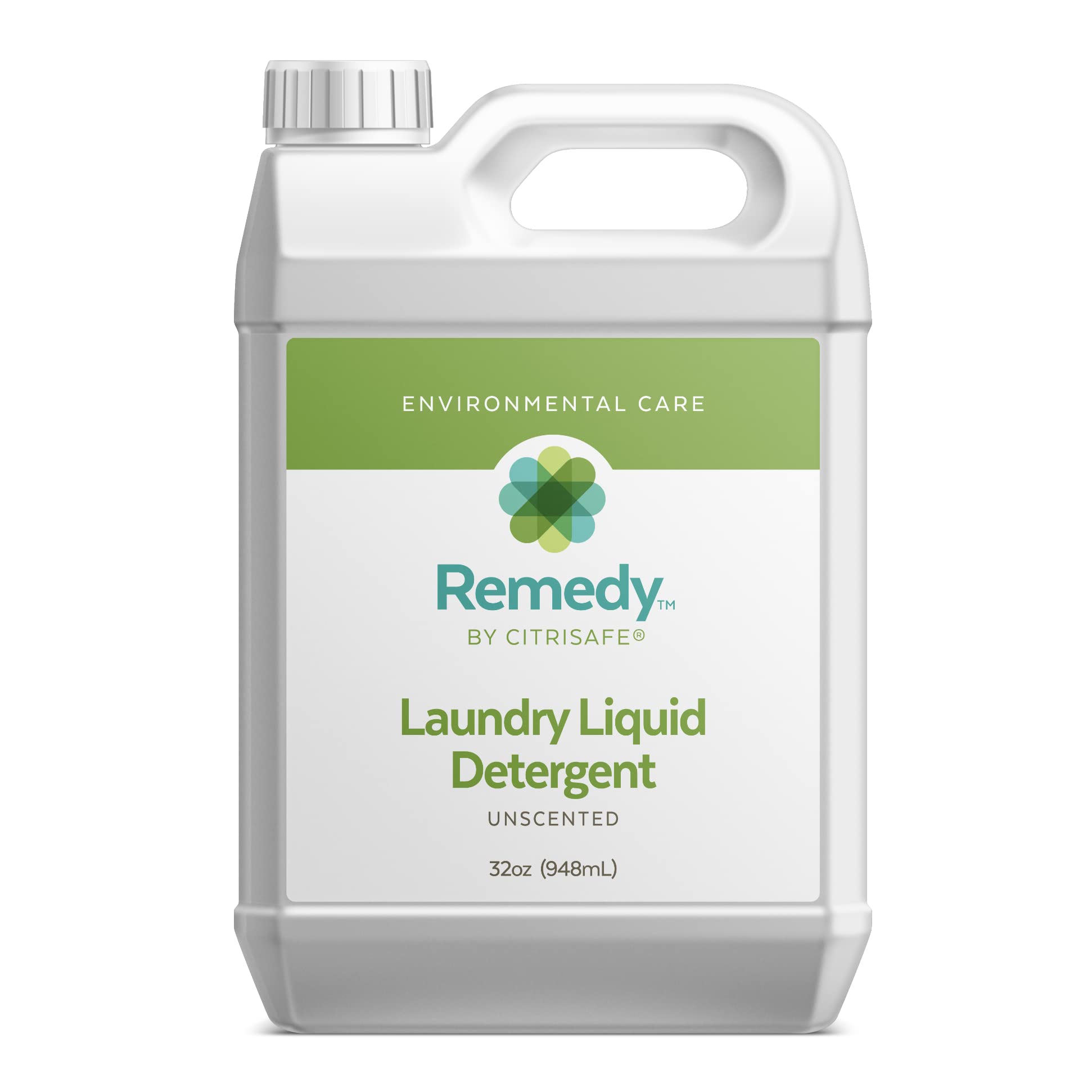 Remedy Laundry Liquid Detergent - Eco-Friendly Concentrated Laundry Soap for Tough Stains & Mold Removal - 32oz Bottle - Perfect for Sensitive Skin & HE Washers