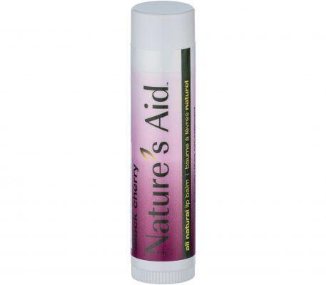 Nature's Aid True Natural Lip Balm Black Cherry 4.25g - Organic Moisturizing Lip Care for Dry, Chapped Lips - Perfect for Winter, Outdoor Activities & Daily Hydration
