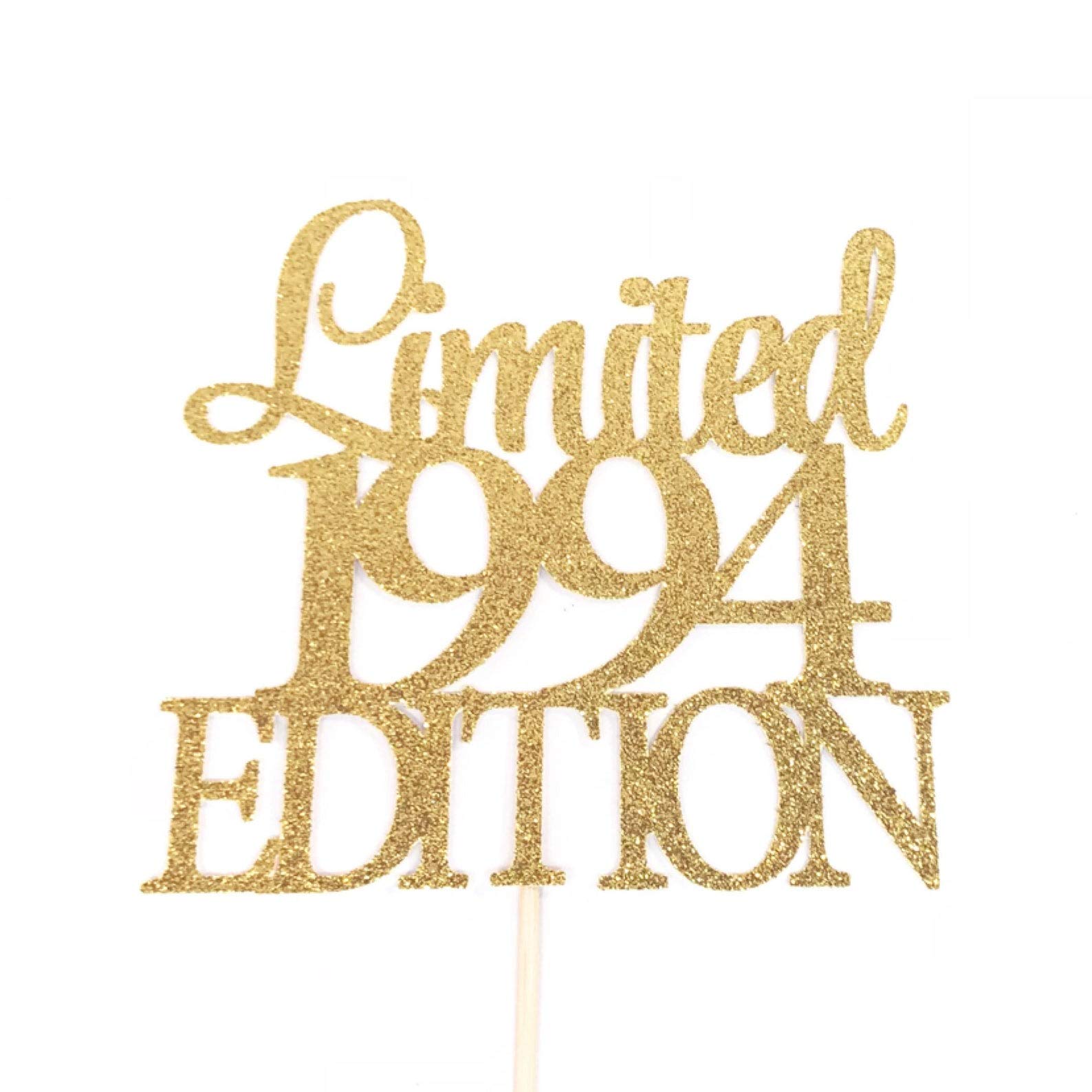Vintage 1994 Limited Edition 25th Birthday & Anniversary Cake Topper - Perfect for Milestone Celebrations, Wedding Anniversaries, and Special Occasions