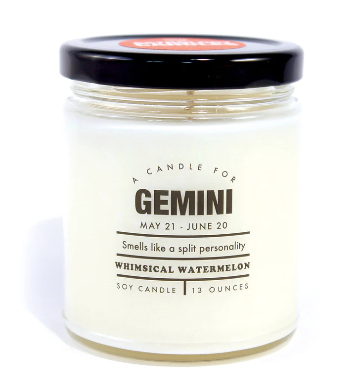 Gemini Zodiac Sign Scented Candle - Natural Soy Wax for Meditation, Relaxation & Birthday Gifts - Perfect for Astrology Lovers, Home Decor & Spiritual Rituals