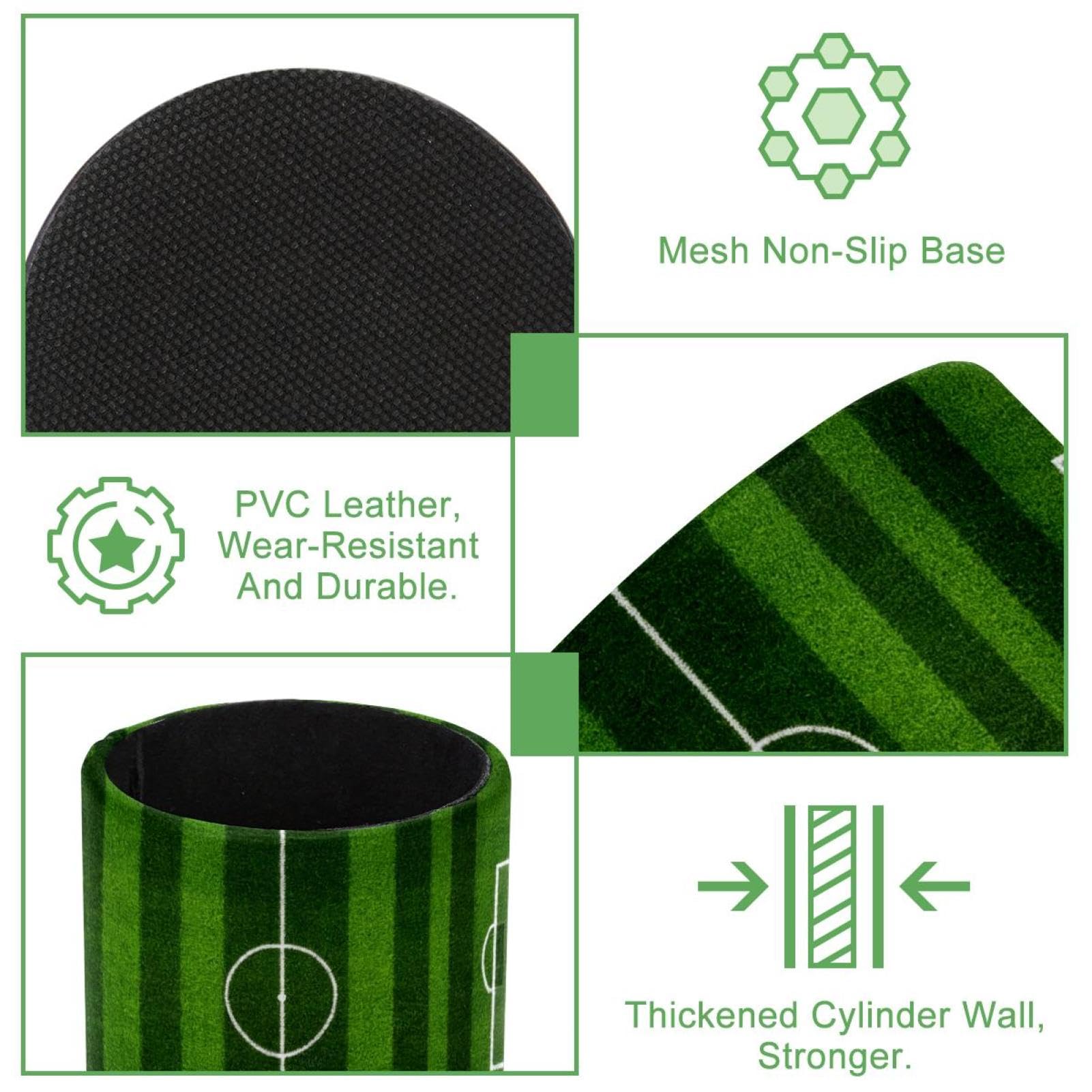 Football Themed Pen Holder for Desk - Stylish Pencil Organizer with Sports Court Design - Perfect for Office, School, and Home Workspace Organization