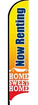 Custom Feather Flag Banner for Rent - High-Quality Advertising Flags for Outdoor Events, Grand Openings & Sales - Perfect for Business Promotion & Brand Visibility
