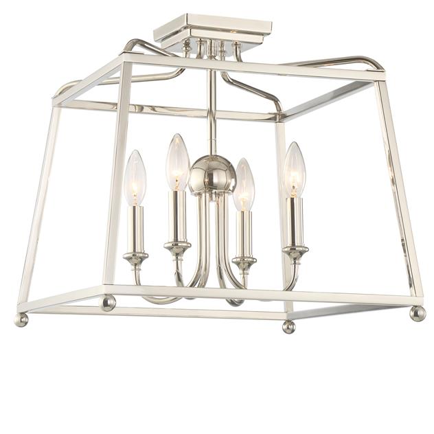 Jenna Ceiling Mount Light Fixture - Modern LED Flush Mount for Kitchen, Bedroom & Hallway - Energy Efficient Indoor Lighting Solution