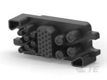 1648168-1 - 9/24 Position RCP Connector Housing with Crimp Style Cable Mount (5 Pack) - Ideal for Industrial Automation, Network Wiring & Electrical Panel Installations