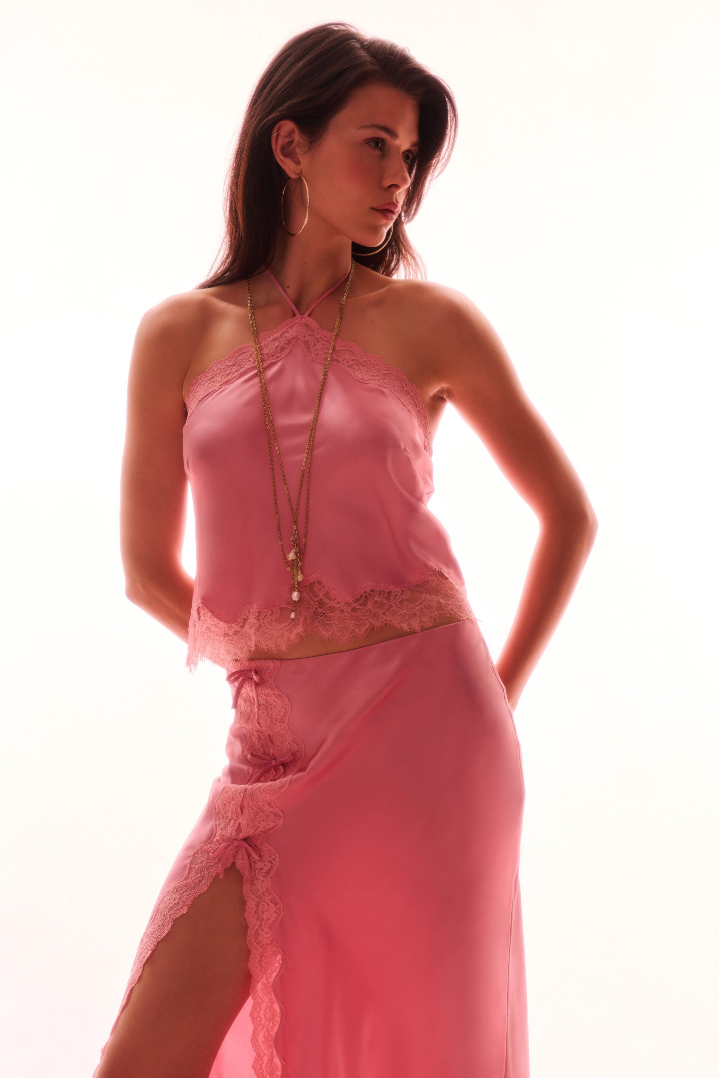 Calder Silk Blend Maxi Slip Skirt - Women's Elegant Flowy Long Skirt for Summer, Weddings & Special Occasions | Comfortable & Stylish