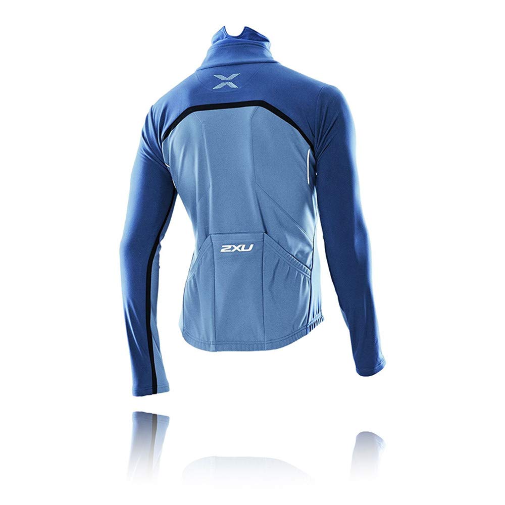 2XU Men's Sub Zero Cycling Jacket - Lightweight, Waterproof & Windproof Bike Jacket for Cold Weather - Perfect for Road Cycling, Mountain Biking & Outdoor Sports