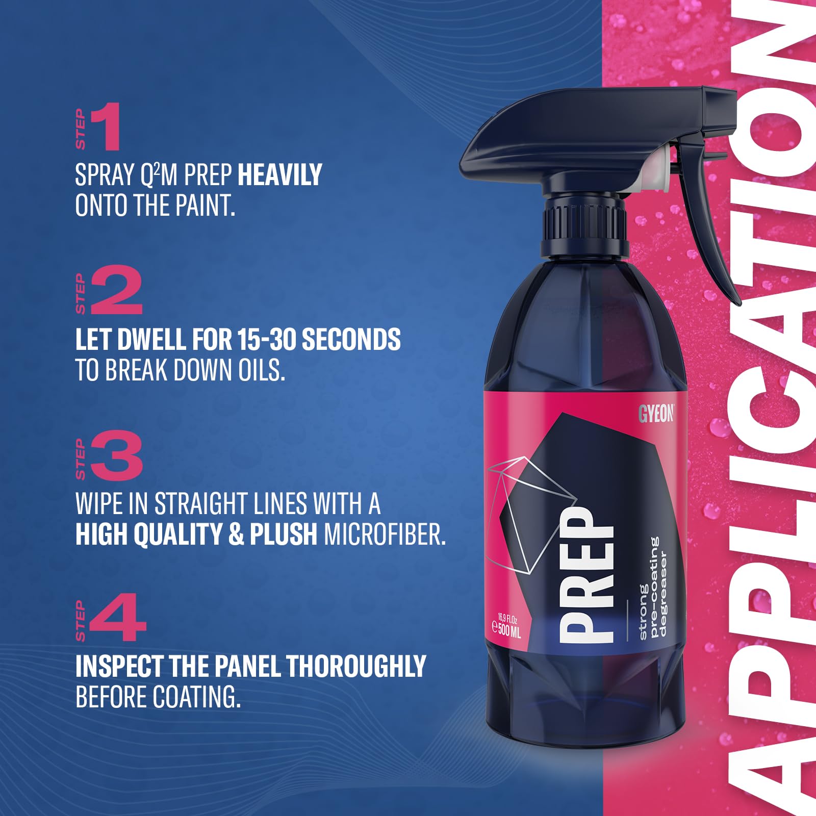 GYEON Prep Redefined 500ml - Ceramic Coating Prep Spray for Cars | Pre-Coating Surface Cleaner & Decontaminant | Perfect for Detailing, Ceramic Coating Application & Paint Protection