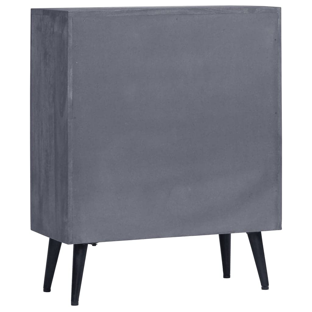 Solid Mango Wood Sideboard with Large Storage - 23.6
