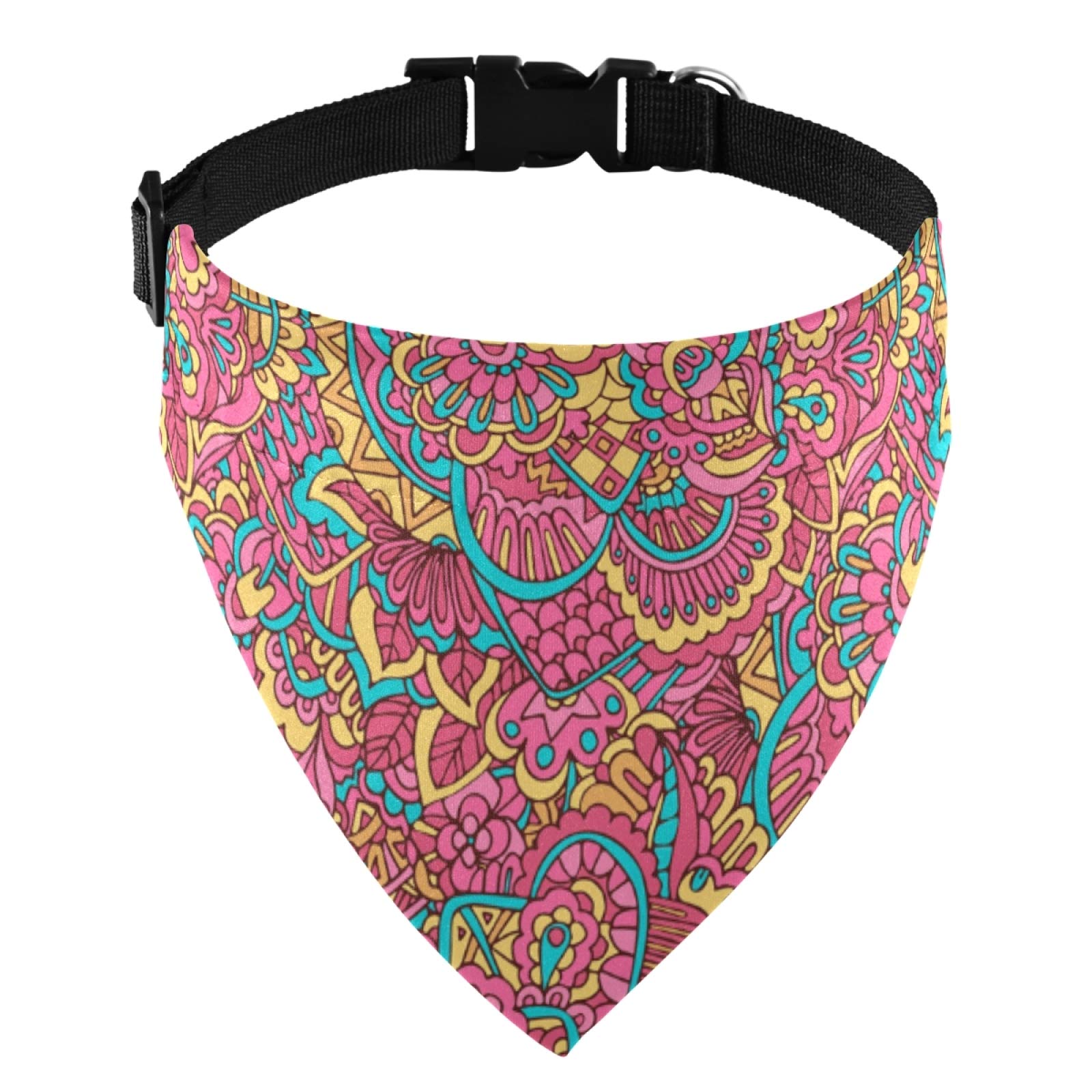 Adjustable Bohemian Dog Bandana Collar - Washable Triangle Scarf for Small, Medium & Large Dogs - Perfect for Daily Walks, Pet Photos & Special Occasions