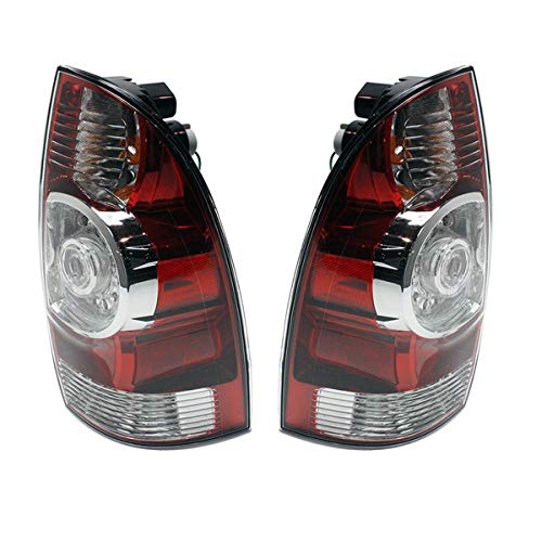 CAPA 09-15 Toyota Tacoma LED Taillights Set - Pair of Left & Right Rear Brake Lights with Bulbs | Durable Replacement for Pickup Truck | Perfect for Night Driving & Enhanced Safety