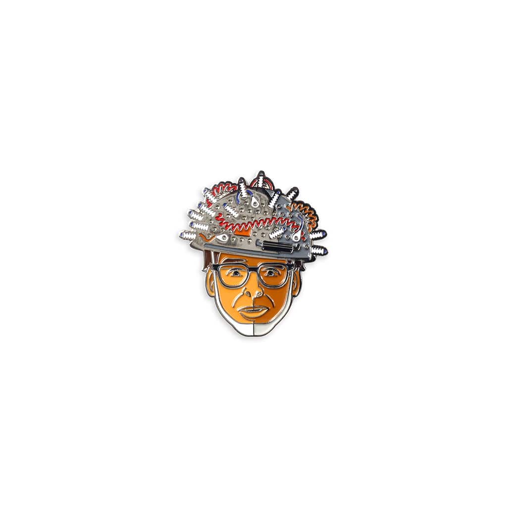 Ghostbusters Louis Tully Enamel Pin - Collectible Movie Badge for Fans, Cosplay & Backpack Accessory