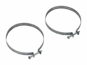 Amana 4396008RP Dryer Vent Hose Clamps - Gray, 4-Pack - Secure & Durable Laundry Venting Accessories for Dryer Ducts - Perfect for Home Laundry Rooms & Appliance Installations