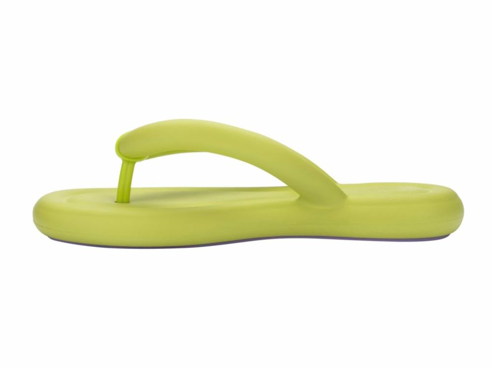 Melissa Women's 33531 Green M Leather Sandals - Comfortable Summer Casual Shoes for Beach, Vacation & Daily Wear