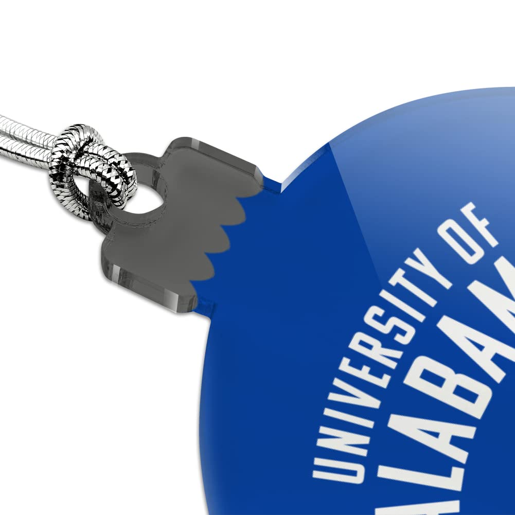 UAH Chargers Acrylic Christmas Tree Ornament for Holiday Decor