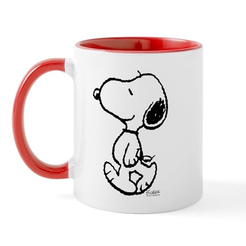 White/Red Inside - Peanuts Snoopy Mugs