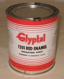 Glyptal 1201 Red Insulating Varnish Paint - 1 Gallon for Electrical Equipment, Transformers & Motors Protection