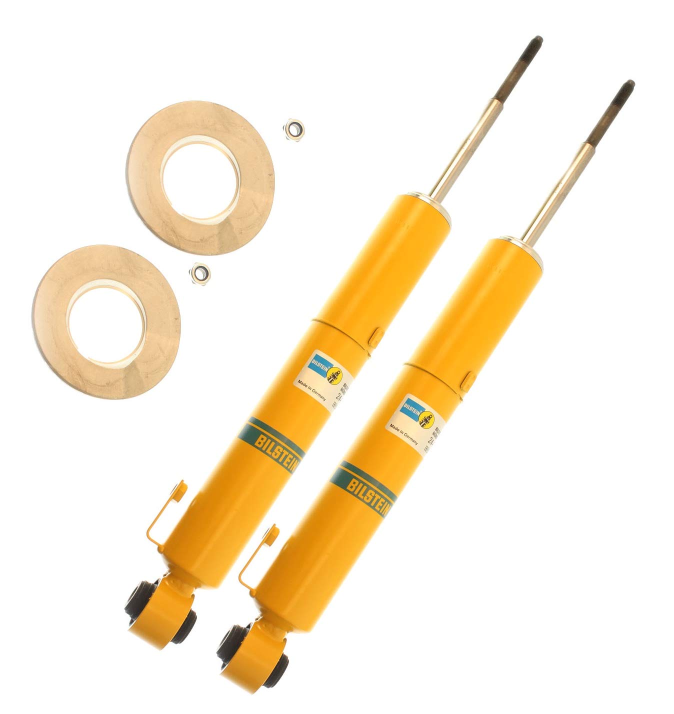 Bilstein B6 Performance Front Shock Absorbers - Pair Set of 2 for 1999-2005 Mazda Miata MX-5 | Enhanced Ride Comfort & Handling | Perfect for Street Performance & Track Days