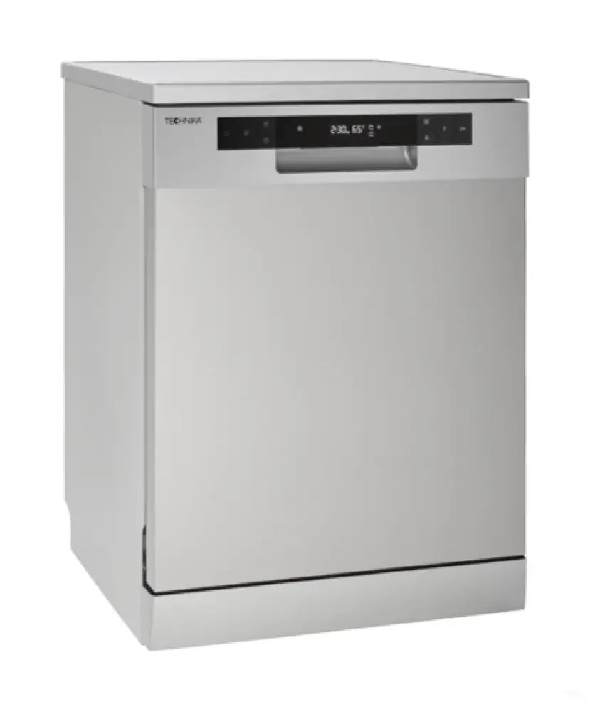 Technika TDX7SS 60cm Freestanding Dishwasher in Silver - Energy Efficient Stainless Steel Appliance for Modern Kitchens