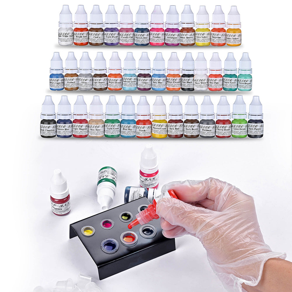 Professional Tattoo Kit with 2 Machines, LCD Power Supply & 40 Ink Colors - Complete Starter Set for Artists - Perfect for Home, Studio & Professional Tattooing