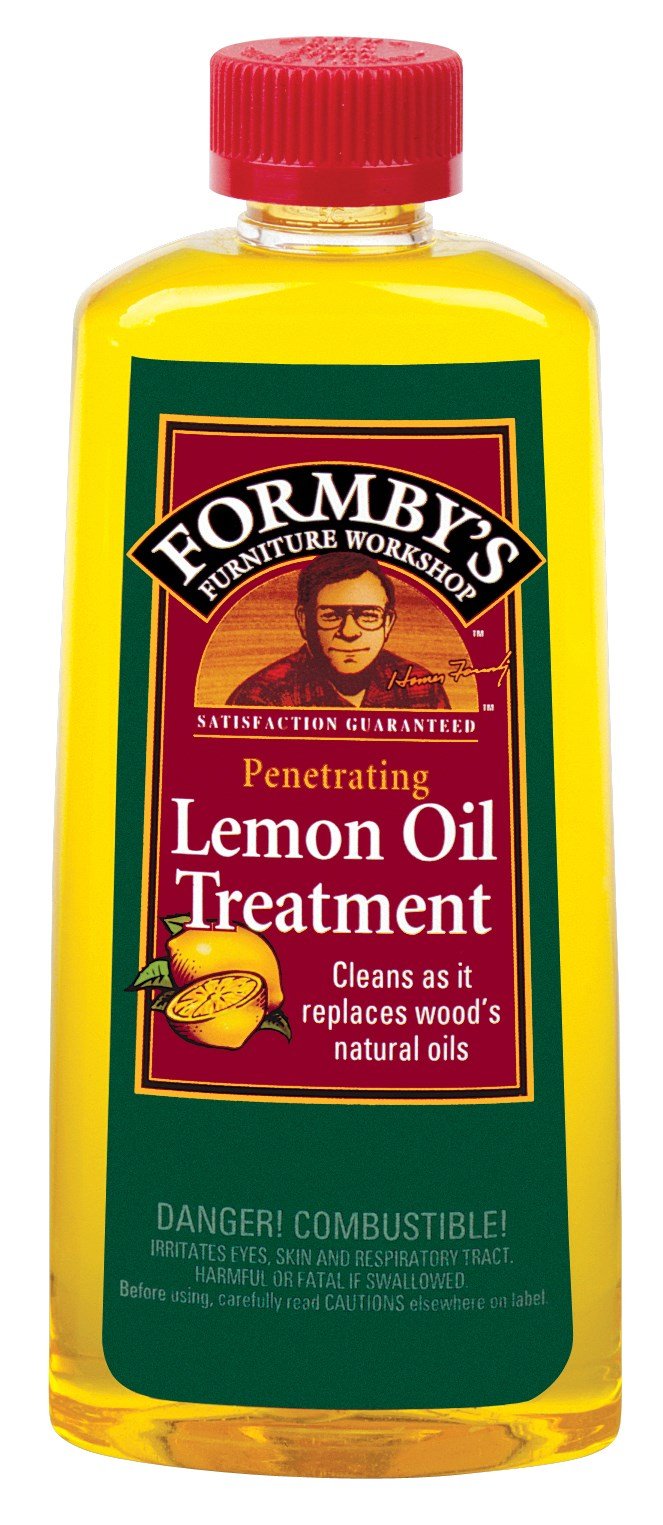 Formbys 30115 16 Oz Lemon Oil Furniture Polish & Conditioner - Restores Shine & Protects Wood Tables, Chairs & Antiques