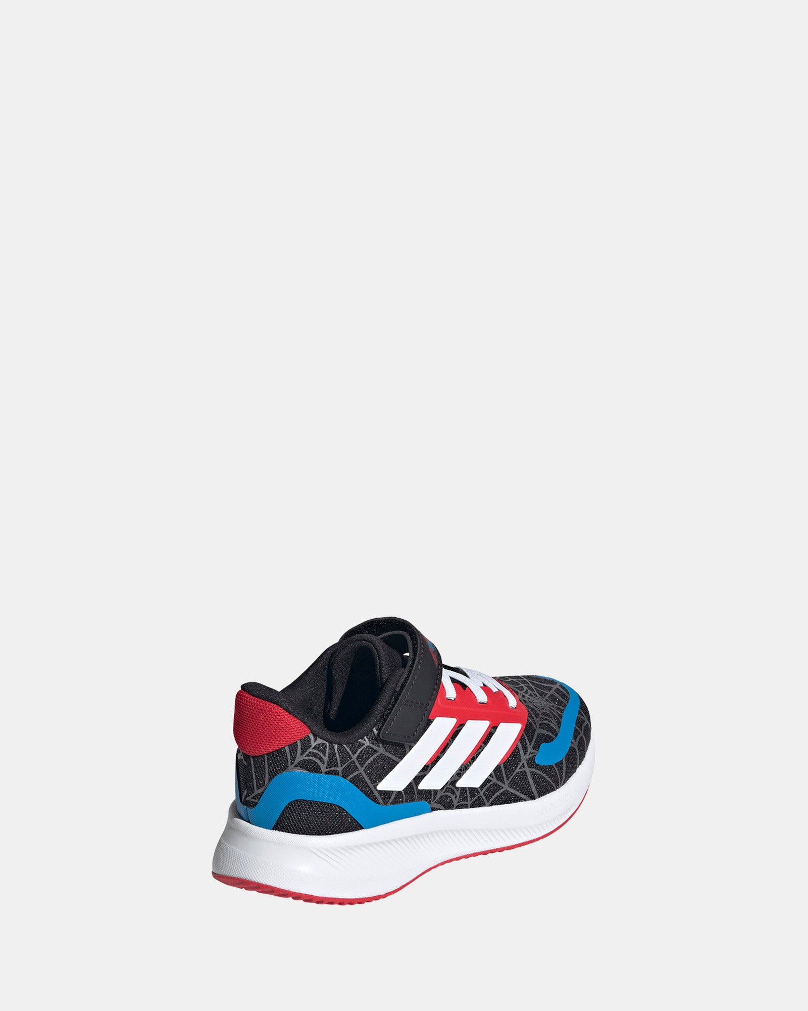 Runfalcon Spiderman Self-Fastening Kids Sneakers - Black/White/Pure Ruby | Lightweight Preschool Shoes for Boys & Girls | Perfect for School, Play & Daily Activities