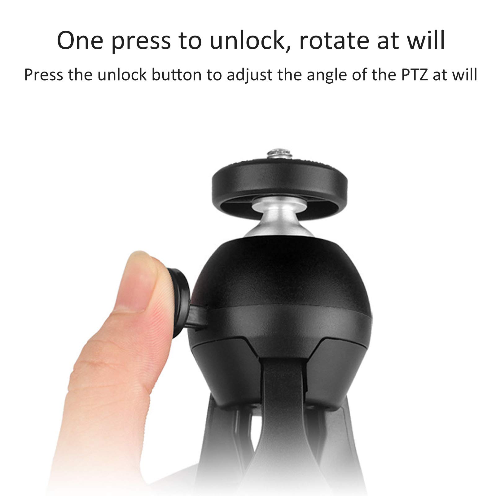 Compact Tabletop Tripod with 1/4